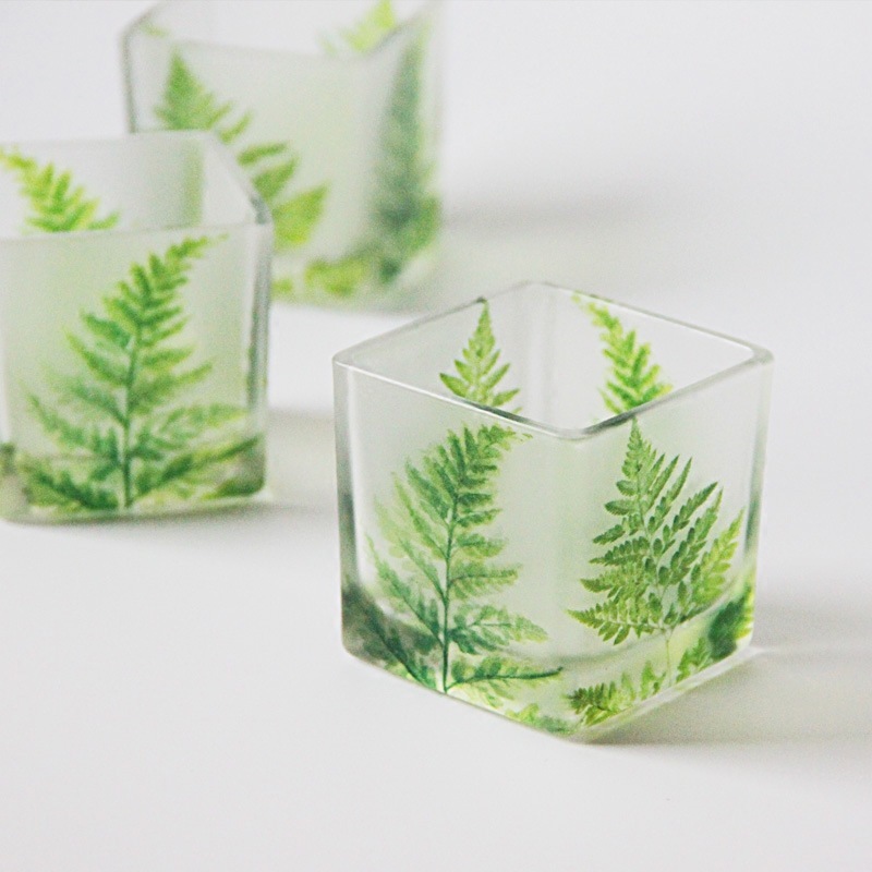 Candle Making Glass Jars - Naczynie na świece w stylu północnoeuropejskim