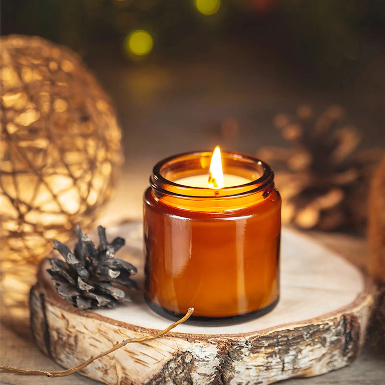 Candle Making Glass Jars - Szklane słoiki na świece, 4oz (120ml)