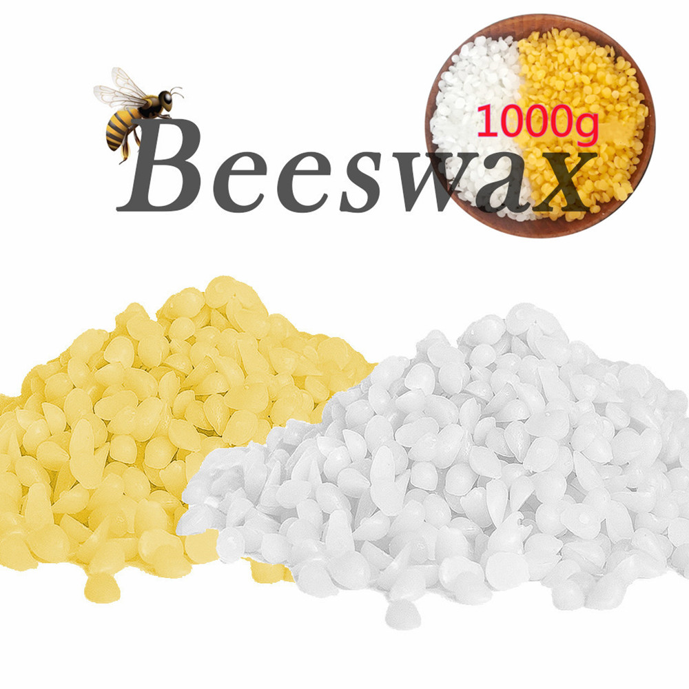 Candle Making With Beeswax - 1000g czysty naturalny wosk pszczeli 100%