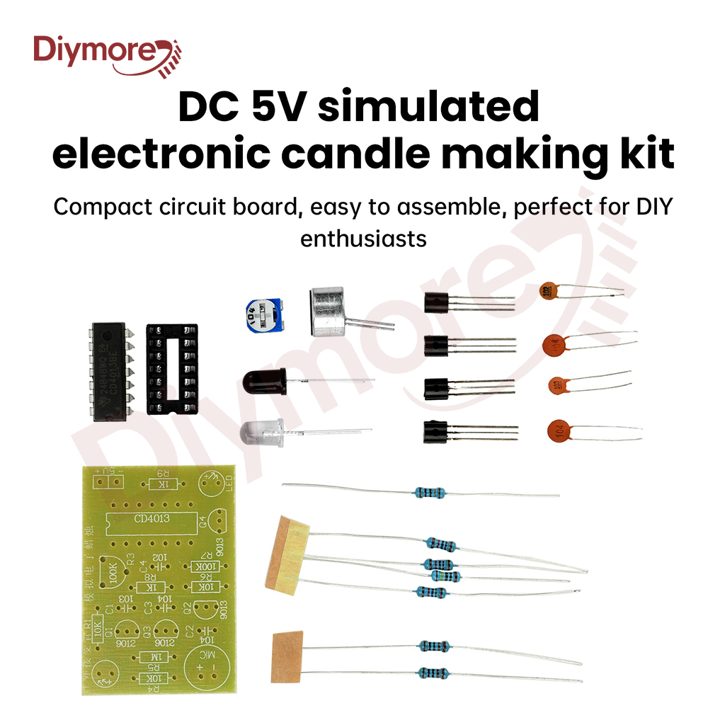 Candle Making In Dc - Zestaw do samodzielnego montażu elektronicznej świecy