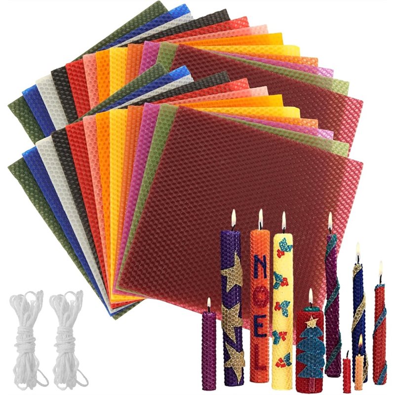 Candle Making Kit Beeswax - AT21 - Arkusze wosku pszczelego (24