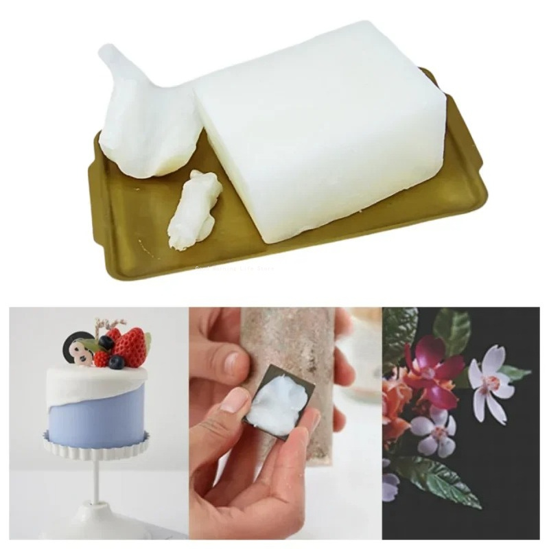 Candle Making Material - 500g Mikrokrystaliczny Miękki Wosk w Kształcie