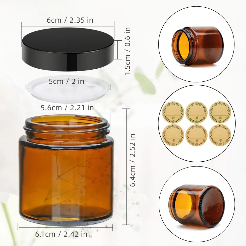 Szklane słoiki na świece, 4oz  – Candle Making Glass Jars recenzja i cena