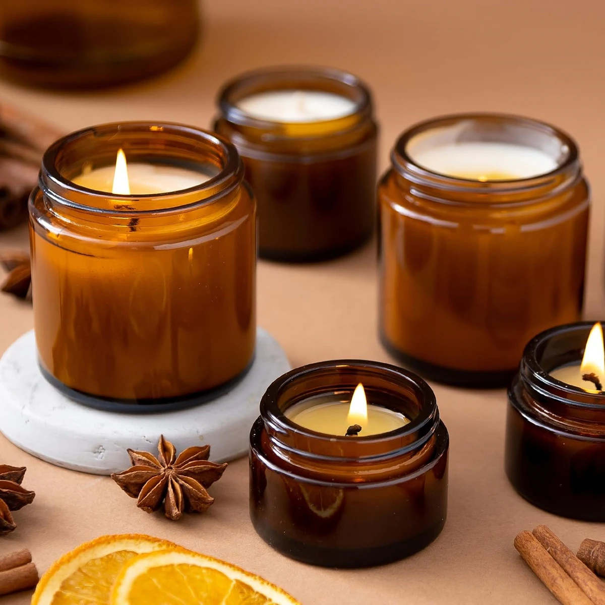 Szklane słoiki na świece, 4oz  – Candle Making Glass Jars recenzja i cena