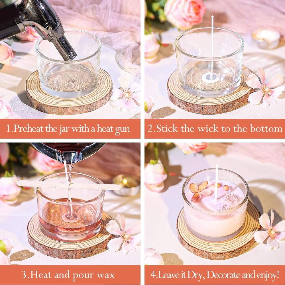 Świeca w szklanym przezroczyst – Candle Making Glass Jars recenzja i cena