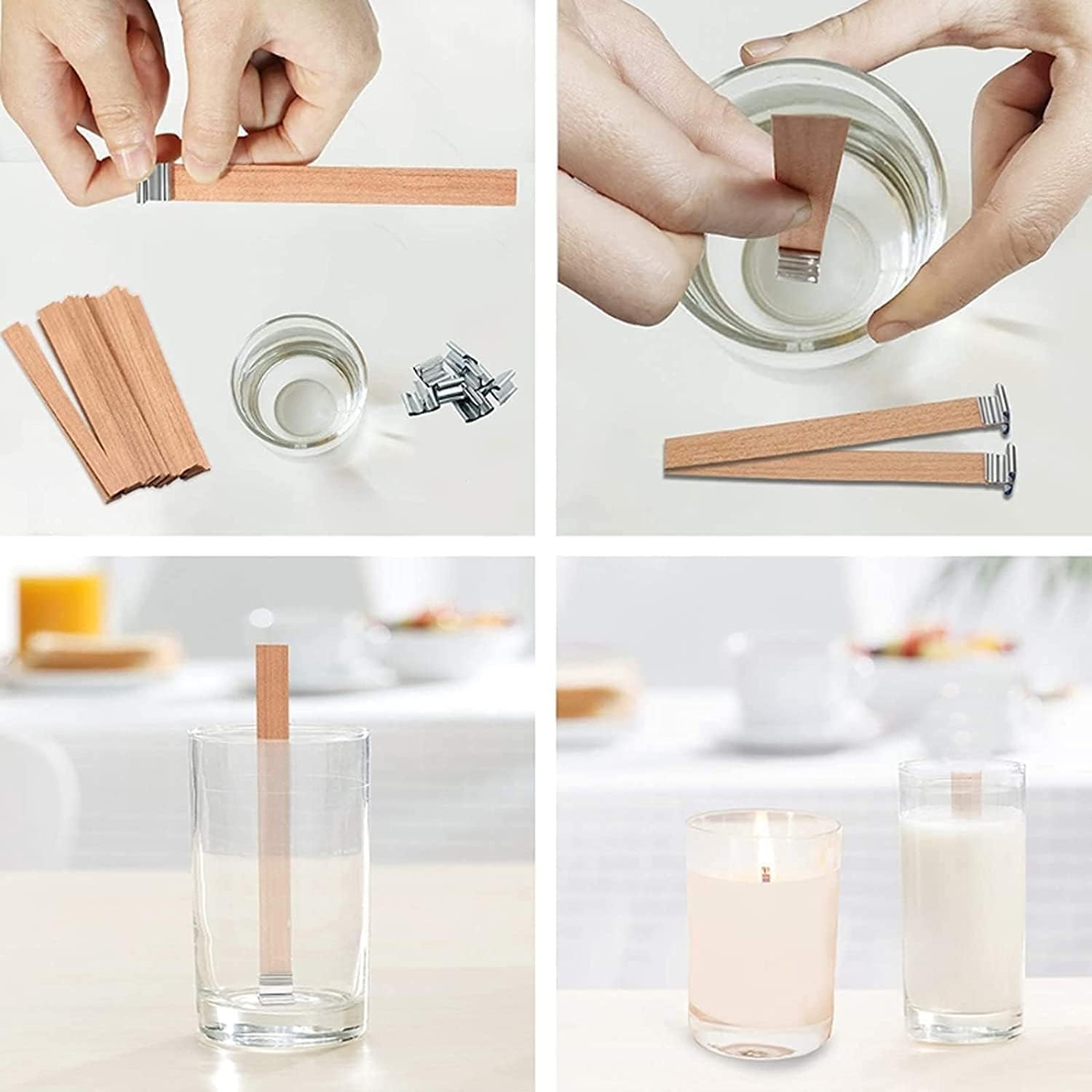1-5 Sztuk Trzaskających Drewni – Wood Wick Crackle recenzja i cena