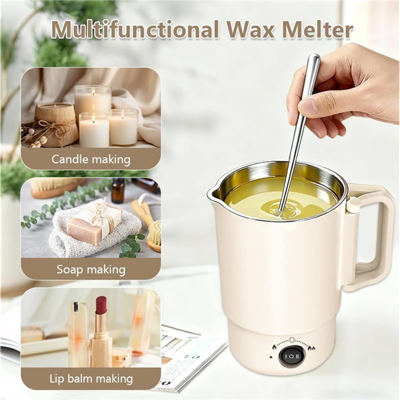 Zestaw elektrycznego topiarki  – Candle Making Glass Jars recenzja i cena