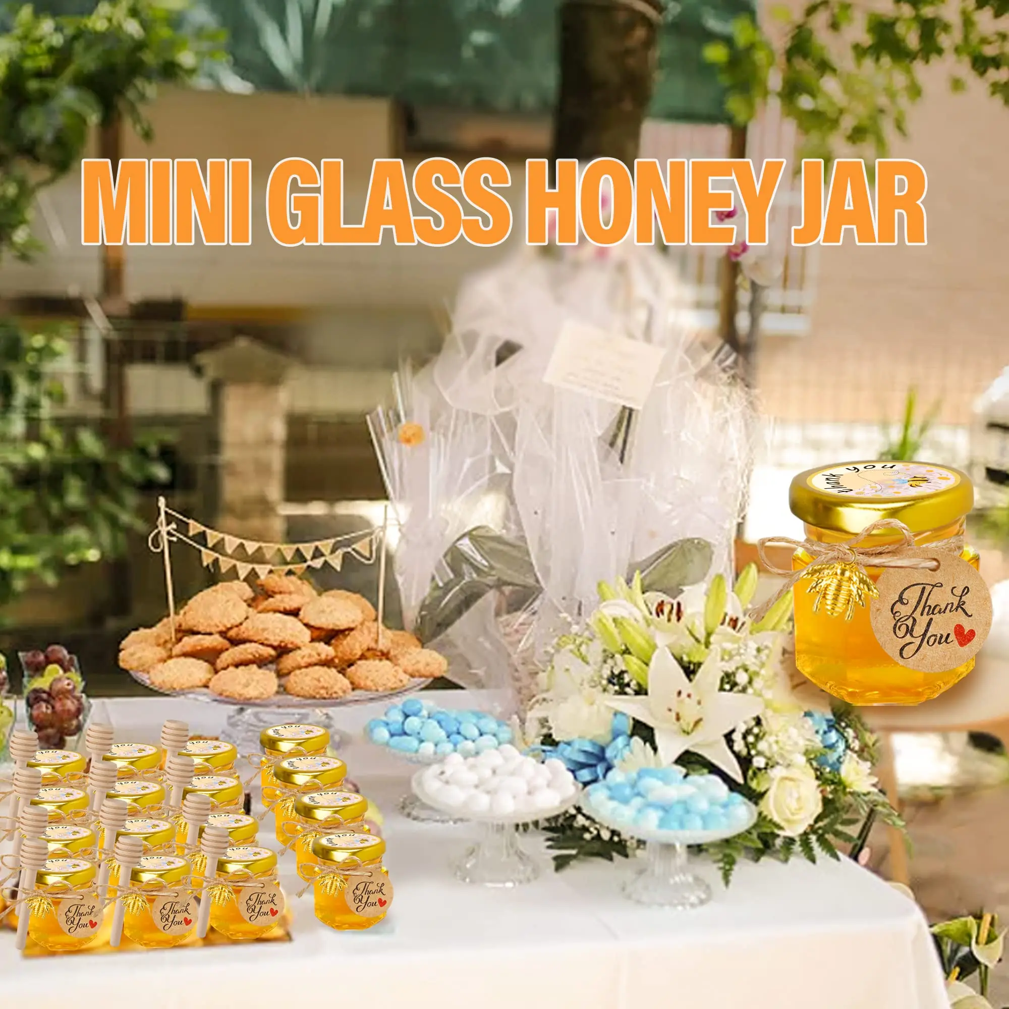 Szklane mini słoiczki na miód  – Candle Making Glass Jars recenzja i cena