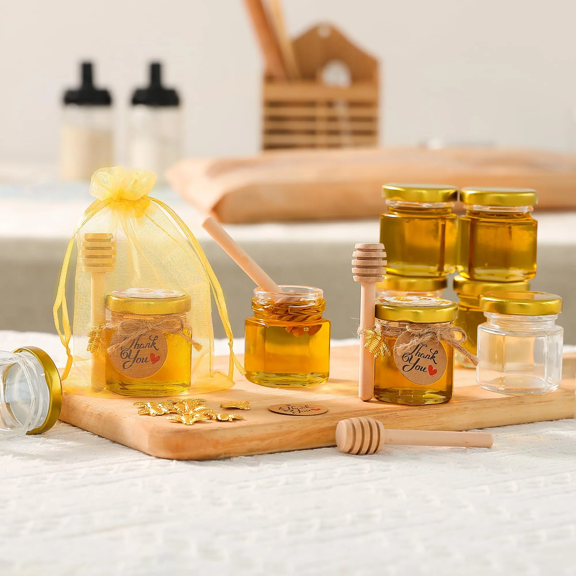 Szklane mini słoiczki na miód  – Candle Making Glass Jars recenzja i cena
