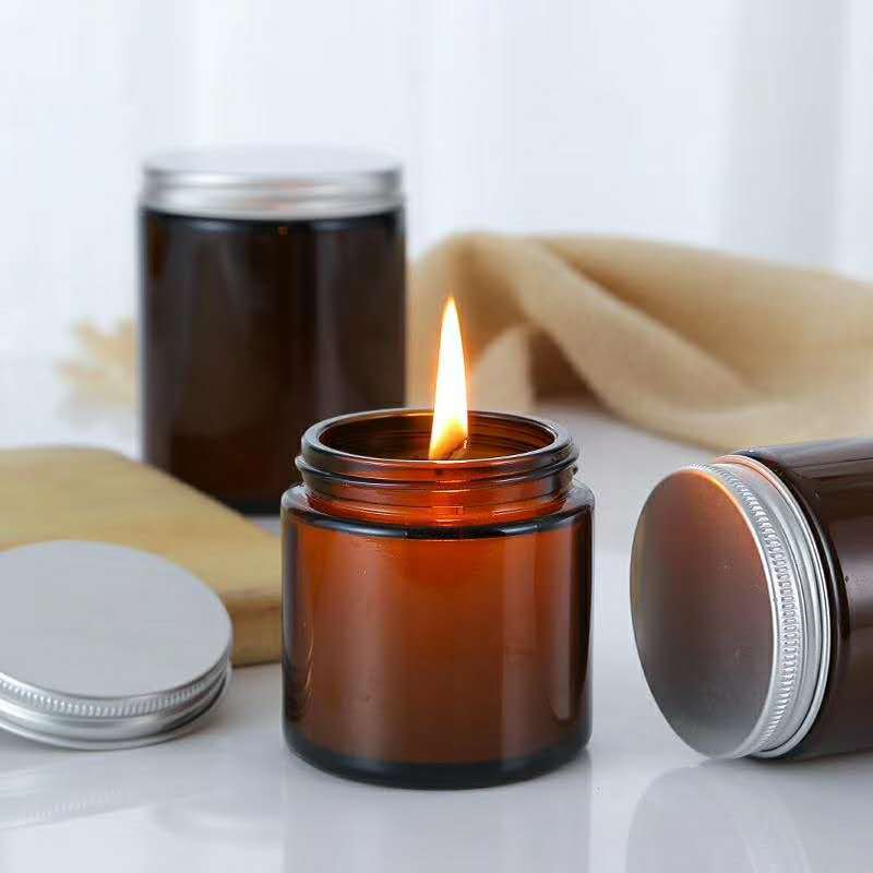 6 szt. 100/250 ml bursztynowyc – Candle Making Glass Jars recenzja i cena
