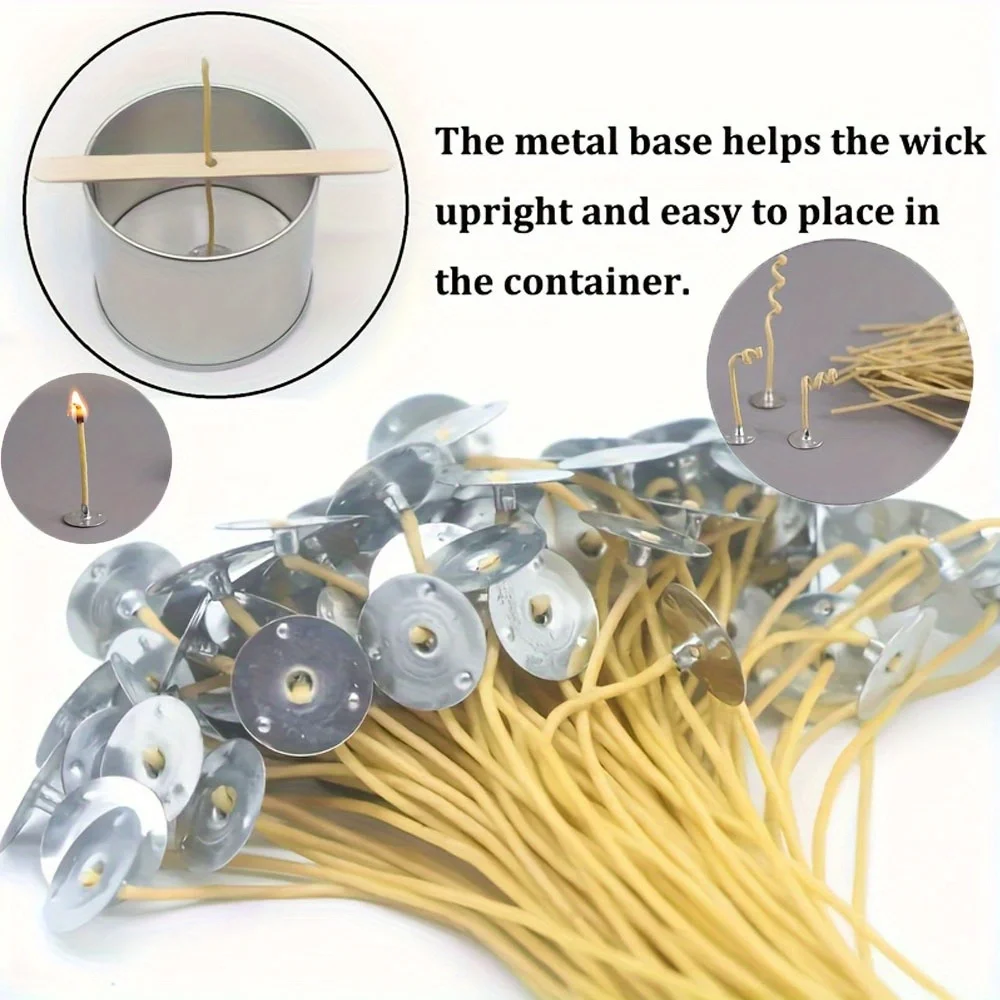 Knoty do świec 50 PCS 8-calowy – Candle Making Kit Beeswax recenzja i cena