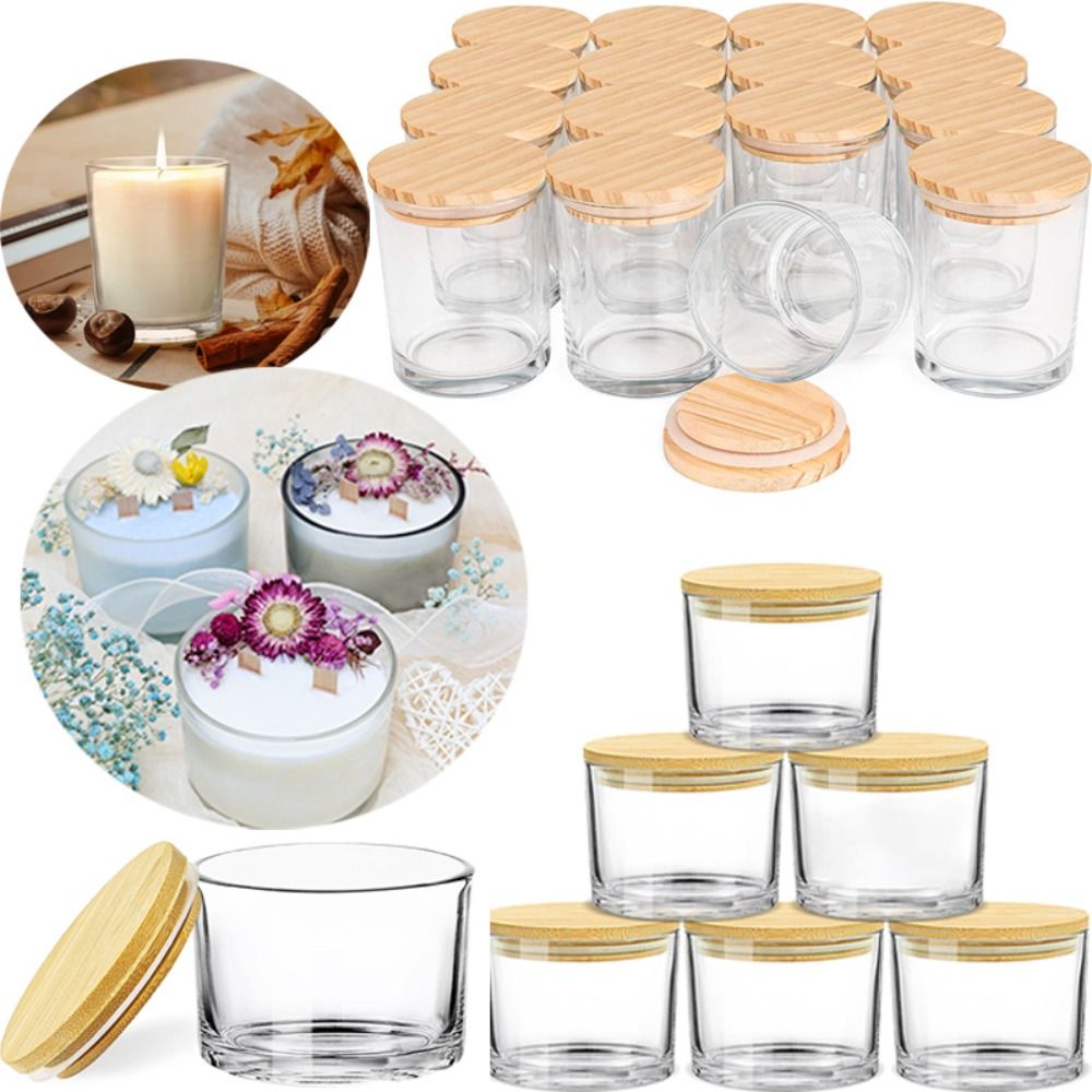 Szklane pojemniki na świece z  – Candle Making Glass Jars recenzja i cena