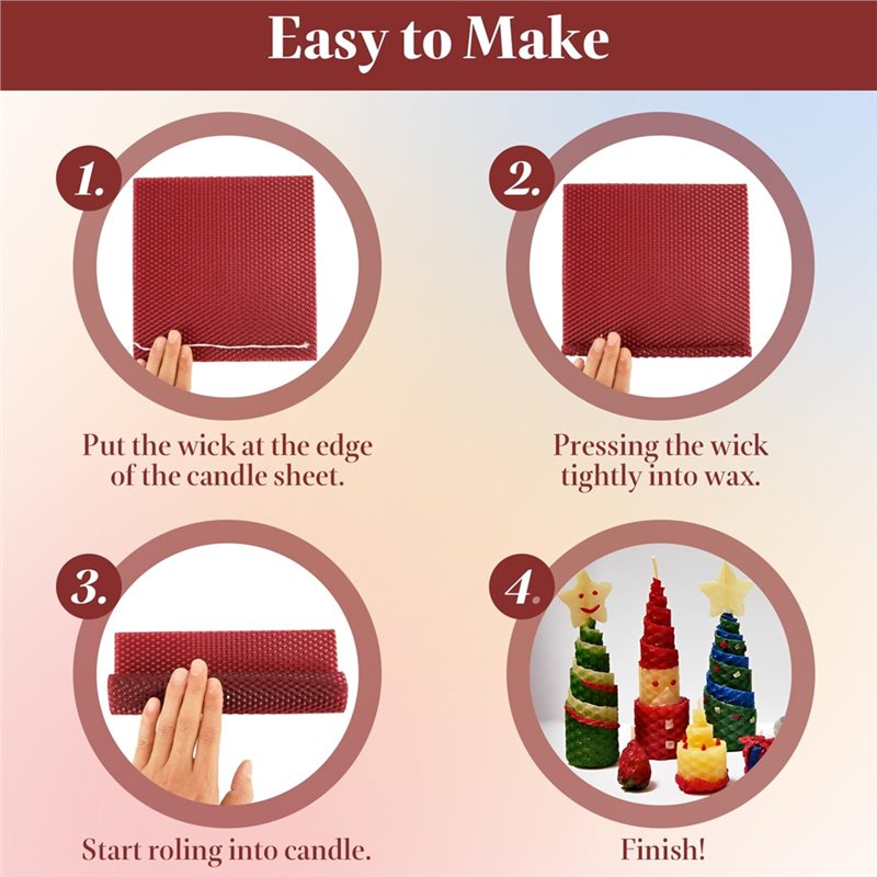 AT21 - Arkusze wosku pszczeleg – Candle Making Kit Beeswax recenzja i cena