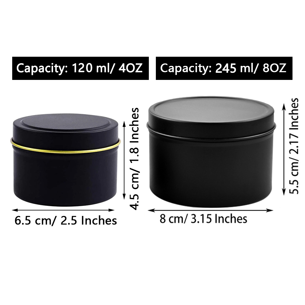 Puszki na świece 4oz/8oz z pok – Candle Making Glass Jars recenzja i cena