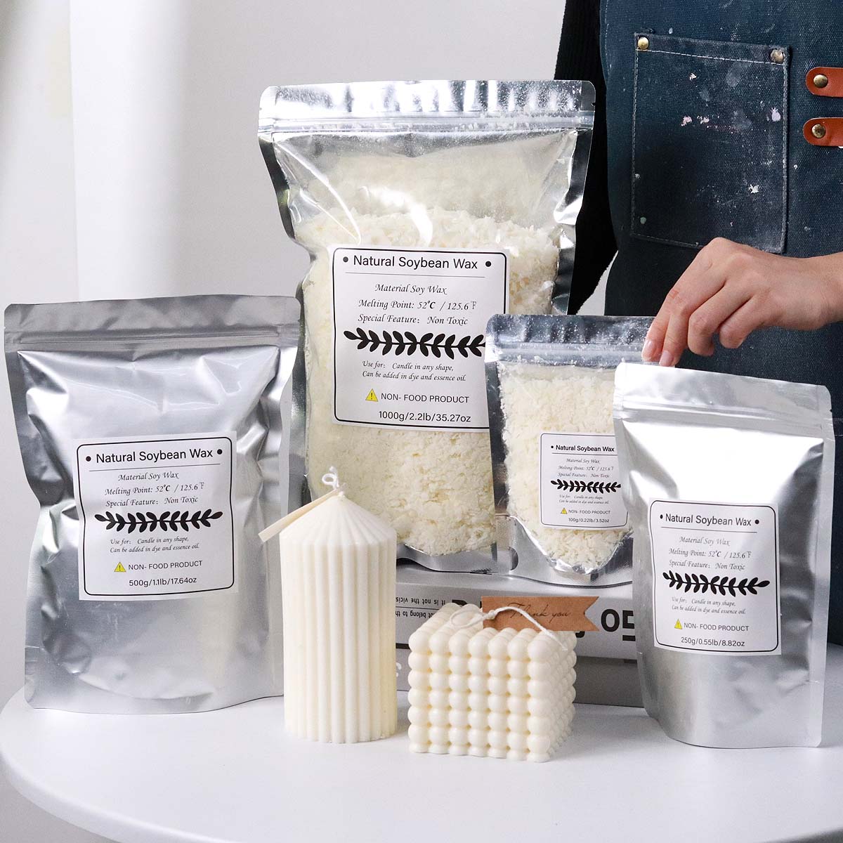 100/250/500/1000g Naturalny Wo – Candle Making Material recenzja i cena