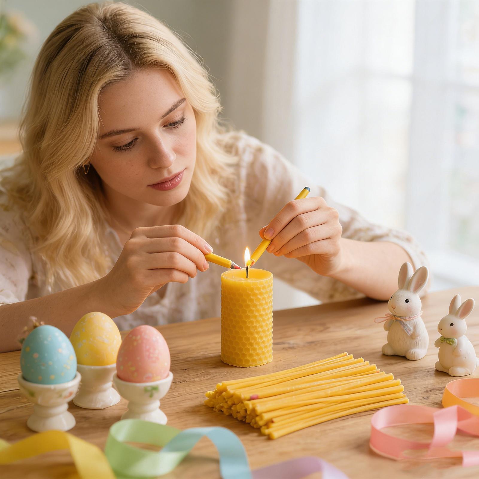 Patyczki z wosku pszczelego do – Candle Making Kit Beeswax recenzja i cena