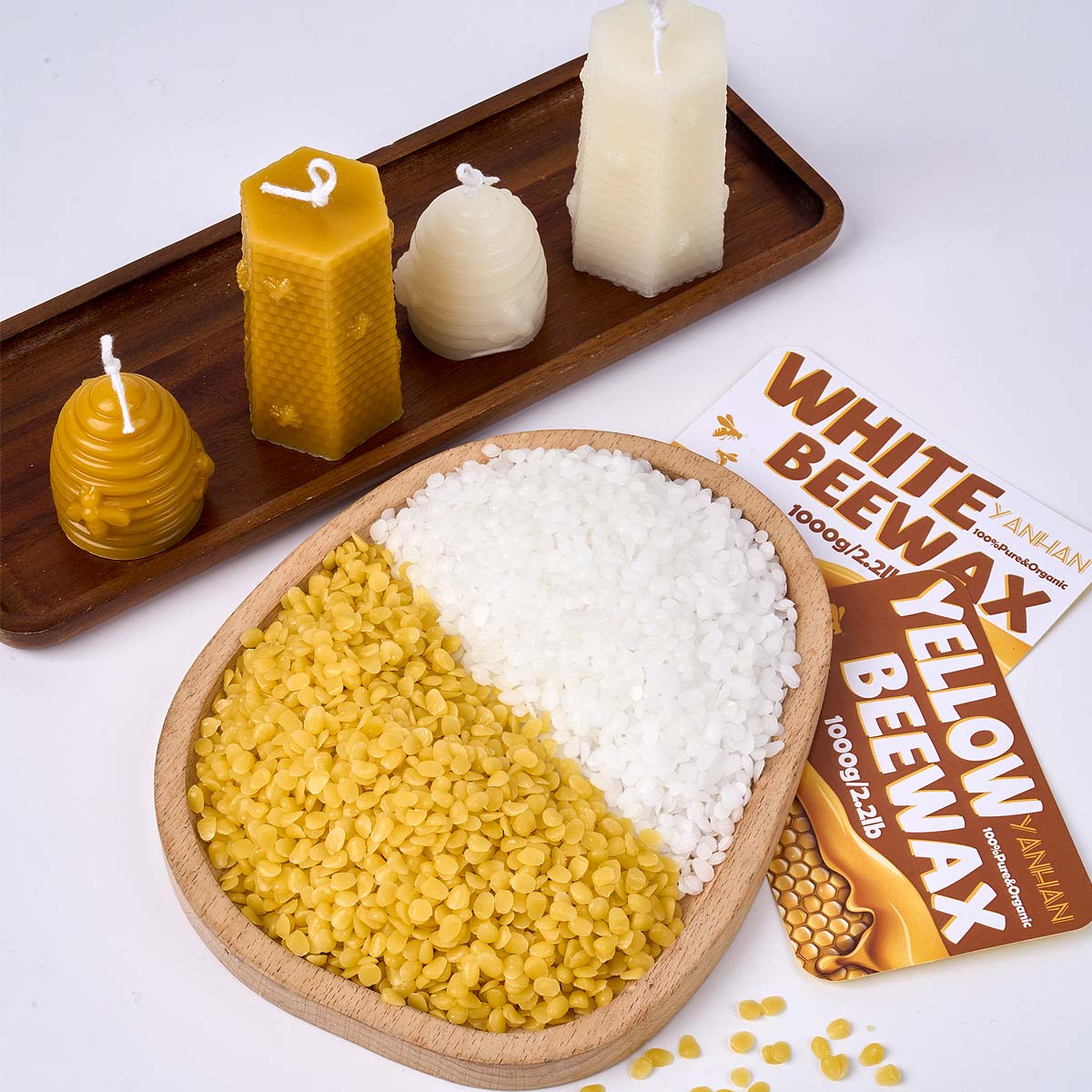 1000g czysty naturalny granulo – Candle Making Kit Beeswax recenzja i cena
