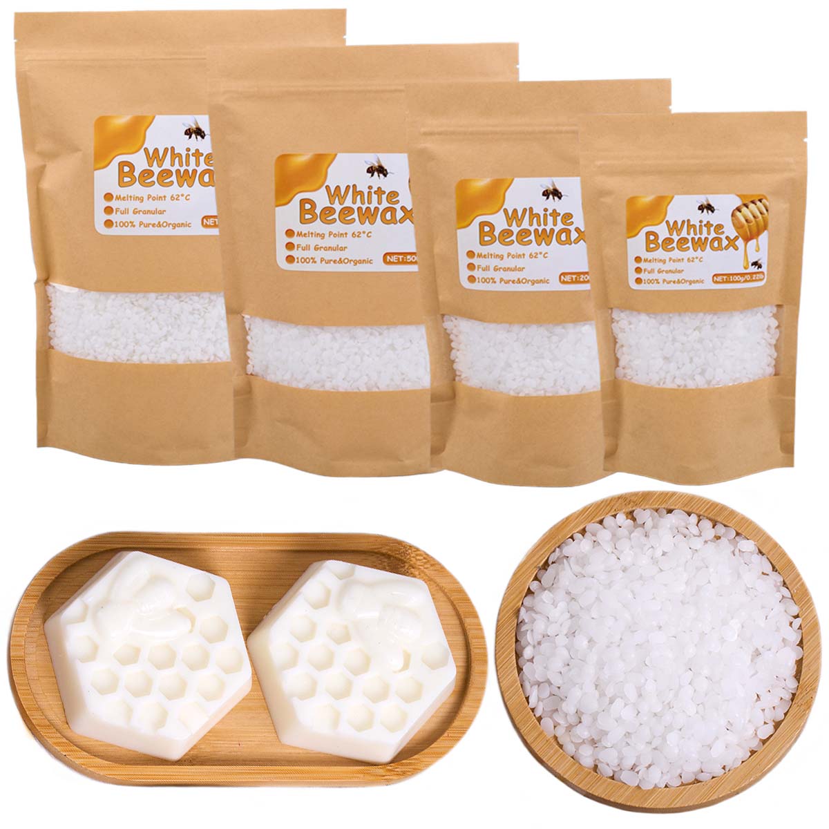 Biały Wosk Pszczelek Czysty Na – Candle Making Material recenzja i cena