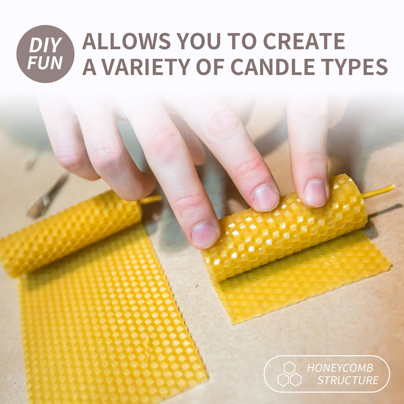 10/20/30 sztuk naturalne arkus – Candle Making Kit Beeswax recenzja i cena