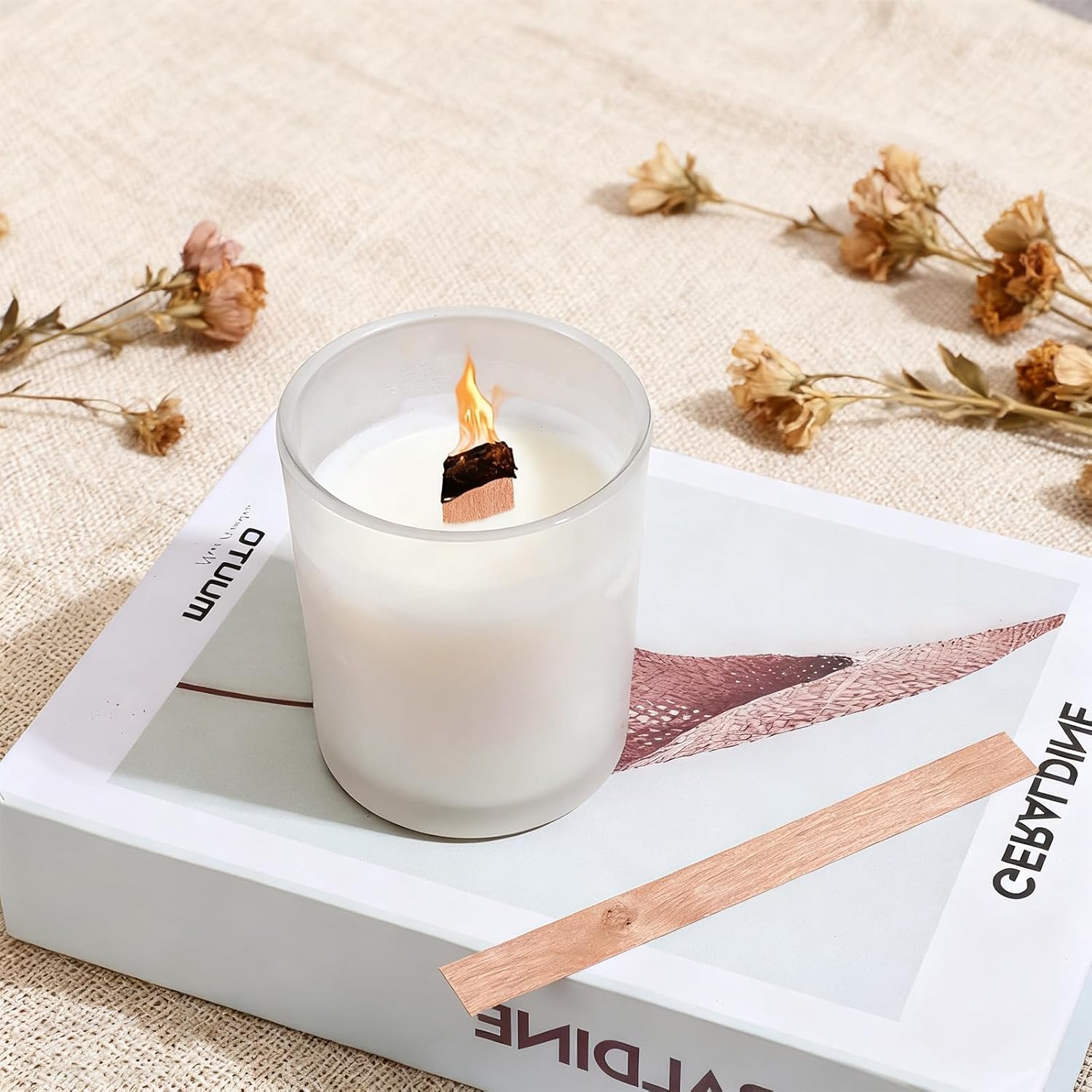 60 szt. Drewnianych Knotów do  – Candle Making Material recenzja i cena