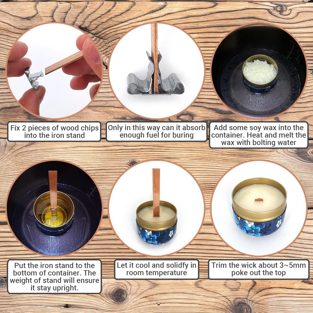 1-5 sztuk naturalnych drewnian – Wood Wick Crackle recenzja i cena