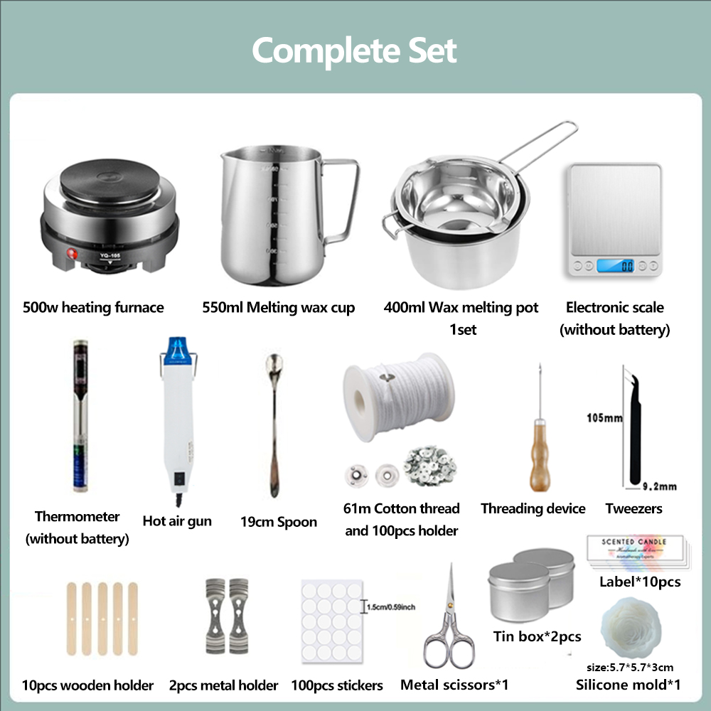 Zestaw narzędzi do tworzenia ś – Candle Making Glass Jars recenzja i cena